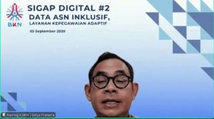 Kepala Kantor Regional X BKN Denpasar, Satya Pratama dalam kegiatan SIGAP DIGITAL II bertajuk “Data ASN Inklusif, Layanan Kepegawaian Adaptif” Kamis, 3 September 2026. (Dok. Istimewa)